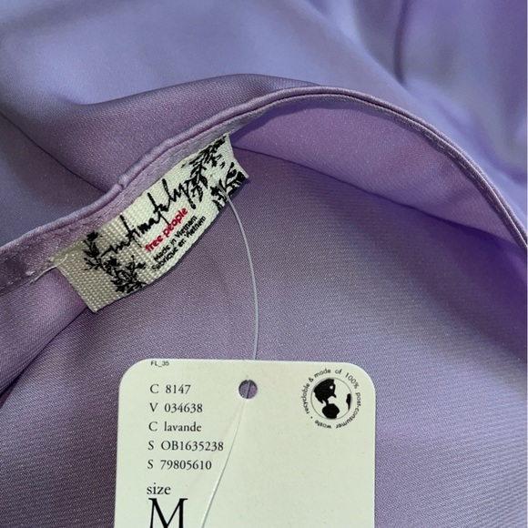 NWT Lavender Free People Intimately SLIP DRESS sz medium M - Picture 8 of 8